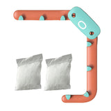 Maxbell Octopus Sink Drain Stopper with 100 Filter Bags Hanging Sink Strainer Basket Orange