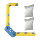 Maxbell Octopus Sink Drain Stopper with 100 Filter Bags Hanging Sink Strainer Basket Yellow