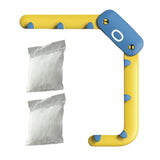 Maxbell Octopus Sink Drain Stopper with 100 Filter Bags Hanging Sink Strainer Basket Yellow