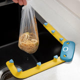 Maxbell Octopus Sink Drain Stopper with 100 Filter Bags Hanging Sink Strainer Basket Yellow