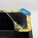 Maxbell Octopus Sink Drain Stopper with 100 Filter Bags Hanging Sink Strainer Basket Yellow