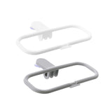 Maxbell Foldable Trash Rack Bag Shelf Sturdy Portable for Outdoor Camping Cupboard white