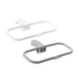 Maxbell Foldable Trash Rack Bag Shelf Sturdy Portable for Outdoor Camping Cupboard white