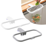 Maxbell Foldable Trash Rack Bag Shelf Sturdy Portable for Outdoor Camping Cupboard white
