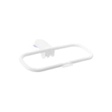 Maxbell Foldable Trash Rack Bag Shelf Sturdy Portable for Outdoor Camping Cupboard white