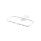Maxbell Foldable Trash Rack Bag Shelf Sturdy Portable for Outdoor Camping Cupboard white