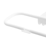 Maxbell Foldable Trash Rack Bag Shelf Sturdy Portable for Outdoor Camping Cupboard white