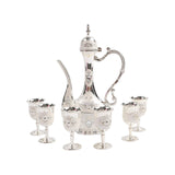 Maxbell Elegant Retro Wine Drinkware Utensil Set with Storage Tray for Holiday Party F