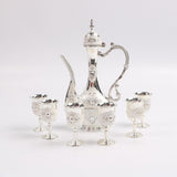 Maxbell Elegant Retro Wine Drinkware Utensil Set with Storage Tray for Holiday Party F
