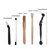 Maxbell Coffee Brush Espresso Machine Cleaning Brush Wooden Brush for Household