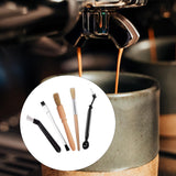 Maxbell Coffee Brush Espresso Machine Cleaning Brush Wooden Brush for Household
