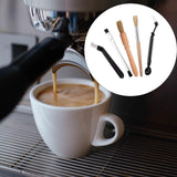Maxbell Coffee Brush Espresso Machine Cleaning Brush Wooden Brush for Household
