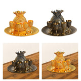 Maxbell 6 Pieces Metal Cup Flagon Goblet Kit Elegant High Performance Retro Premium