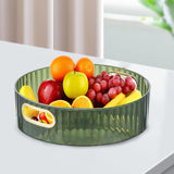 Maxbell Revolving Rotating Serving Tray Round for Living Room Bathroom Bedroom Green