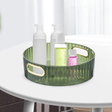 Maxbell Revolving Rotating Serving Tray Round for Living Room Bathroom Bedroom Green