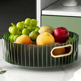 Maxbell Revolving Rotating Serving Tray Round for Living Room Bathroom Bedroom Green