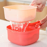 Maxbell Vegetable Chopper Versatility Manual Shreds Safe Handheld for Potato Onion pink