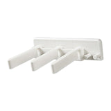 Maxbell Self Adhesive Toothpaste Squeezer Dispenser 2 Toothbrush Organizer Hanger White