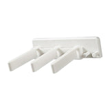 Maxbell Self Adhesive Toothpaste Squeezer Dispenser 2 Toothbrush Organizer Hanger White