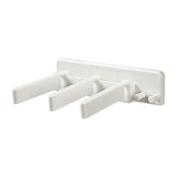 Maxbell Self Adhesive Toothpaste Squeezer Dispenser 2 Toothbrush Organizer Hanger White