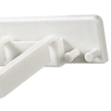 Maxbell Self Adhesive Toothpaste Squeezer Dispenser 2 Toothbrush Organizer Hanger White