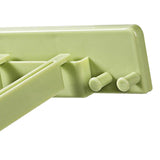 Maxbell Self Adhesive Toothpaste Squeezer Dispenser 2 Toothbrush Organizer Hanger Green