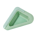 Maxbell Sink Colander Drain Basket Kitchen Storage Rack Strainer Basket Container Green