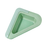 Maxbell Sink Colander Drain Basket Kitchen Storage Rack Strainer Basket Container Green