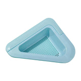 Maxbell Sink Colander Drain Basket Kitchen Storage Rack Strainer Basket Container Blue