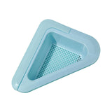 Maxbell Sink Colander Drain Basket Kitchen Storage Rack Strainer Basket Container Blue