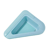 Maxbell Sink Colander Drain Basket Kitchen Storage Rack Strainer Basket Container Blue