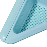 Maxbell Sink Colander Drain Basket Kitchen Storage Rack Strainer Basket Container Blue