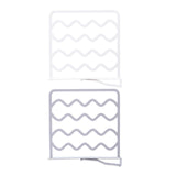 Maxbell Household Closets Shelf Dividers Adjustable for Drawer Cabinet White