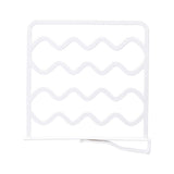Maxbell Household Closets Shelf Dividers Adjustable for Drawer Cabinet White