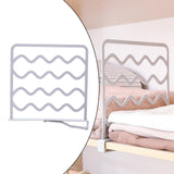 Maxbell Household Closets Shelf Dividers Adjustable for Drawer Cabinet Gray
