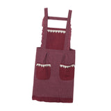 Maxbell Kitchen Apron Gardening Apron with Pockets Barista Apron for Home Red