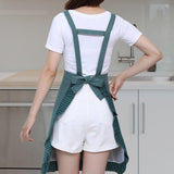 Maxbell Kitchen Apron Gardening Apron with Pockets Barista Apron for Home Green