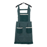 Maxbell Kitchen Apron Gardening Apron with Pockets Barista Apron for Home Green