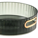 Maxbell Turntable Cupboard Organizer Vanity Tray Candle Holder Tray for Home Green