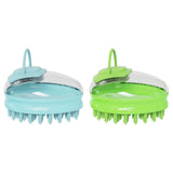 Maxbell Dog Grooming Brush Cat Bath Comb Massaging Remove Loose Undercoat Green