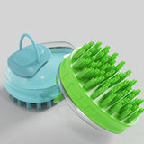 Maxbell Dog Grooming Brush Cat Bath Comb Massaging Remove Loose Undercoat Green