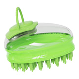 Maxbell Dog Grooming Brush Cat Bath Comb Massaging Remove Loose Undercoat Green