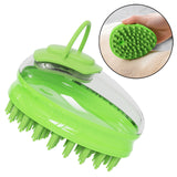 Maxbell Dog Grooming Brush Cat Bath Comb Massaging Remove Loose Undercoat Green