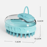 Maxbell Dog Grooming Brush Cat Bath Comb Massaging Remove Loose Undercoat Blue