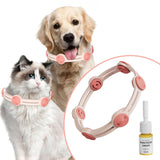 Maxbell Flea and Tick Collar for Cats and Puppies Extendable Adjustable Pink