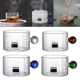 Maxbell Heat Resistant Measuring Cup Beakers Accessories for Party Baking Milk Tea Transparent