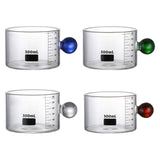 Maxbell Heat Resistant Measuring Cup Beakers Accessories for Party Baking Milk Tea Transparent