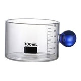 Maxbell Heat Resistant Measuring Cup Beakers Accessories for Party Baking Milk Tea Blue