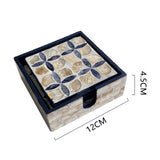Maxbell Shell Cup Coasters Pad Durable Heat Insulation for Home Party Birthday B