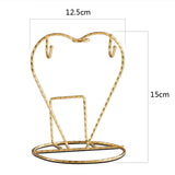 Maxbell Coffee Mug Holder Drain Rack Cup Display Stand for Counter Cabinet Golden